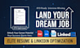 design and write your resume cv ats ,cover letter and optimize your linkedin pro