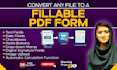 create a fillable PDF form