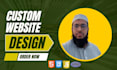 design custom website as a full stack website developer
