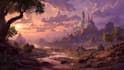 do fantasy background and landscape