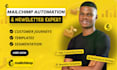 set up high converting mailchimp email automation and newsletters