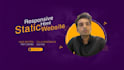 develop a responsive HTML landing page using HTML CSS and javascript