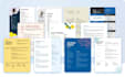 create a modern professional resume or CV design