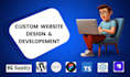 do website design and custom website development using next js, headless cms