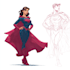 design characters and comic books