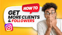 optimize your instagram bio to attract real clients