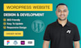 create a modern, responsive wordpress business website
