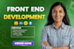 design a modern responsive website using HTML CSS javascript