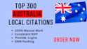 do 350 australia local citations and directory submission