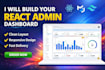build a react or nextjs admin dashboard UI with mui and tailwind