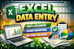 excel data entry services