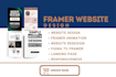 build a responsive framer website using framer builder