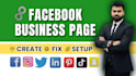 create and setup facebook business page