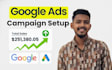 setup google ads campaigns and management