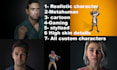 create custom 3d human character in character creator