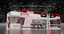 design a professional exhibition stall