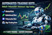 develop automated webull bot, polymarket bot, algo trading bot, robinhood bot