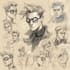 create scifi, fantasy, superhero character design