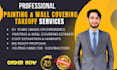 provide painting, wall covering takeoffs and cost estimation