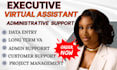 do executive virtual assistance, personal assistant and admin tasks support