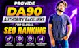 provide da90 authority backlinks for global SEO ranking