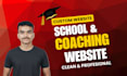 design a clean and responsive education website for schools and institutes