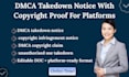 prepare a dmca takedown notice with copyright proof for platforms