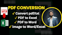 convert PDF to excel, CSV or google sheets with 100 accuracy