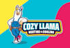 design a premium mascot construction heating cooling hvac logo