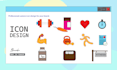 design modern, unique, simple, and attractive icon