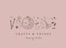 design carpentry and wood craft logo
