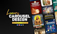 design luxury carousel for premium platforms