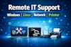 fix windows issues, install software, printer drivers, kali linux