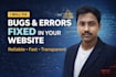 fix bugs and broken issues in your website