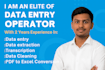 do data entry and transcription