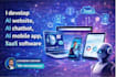 develop ai website, ai chatbot, ai mobile app, saas software