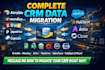 data migration on airtable monday zoho pipedrive capsule CRM salesforce hubspot
