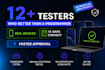 provide 12 app testers google play testers android app testing closed testing