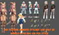 create rig texture animate stylised low poly 3d models in ps1 n64 y2k psx style