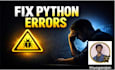 fix django bugs and python backend issues in 24 hours