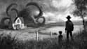 draw black and white illustrations