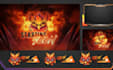 create esport bird phoenix logo