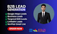 do b2b lead generation and google maps business leads