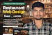design a modern responsive restaurant website