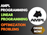 do linear programming and optimization problems projects using ampl