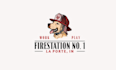 design animals mascot cartoon firehouse logo