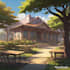 draw anime background and environment art