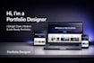 build a professional portfolio website fast