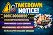 takedown remove copyright, leaked content under dmca