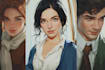 create portrait semi realistic character